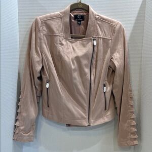 G by Giuliana Blush Leather Jacket